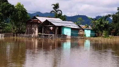 Arunachal: Hollongi reeling under flood, 15 houses submerged