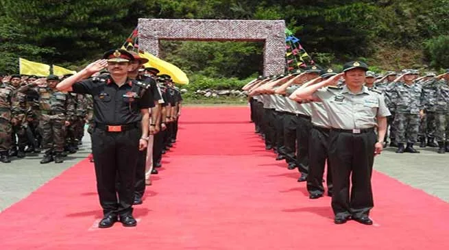 Arunachal: Indian Army participates on PLA's foundation day celebration at Damai