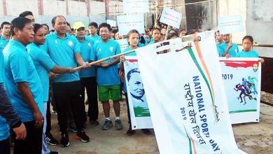 National Sports Day : Awareness Rally in Itanagar