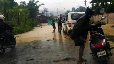 Itanagar: Heavy rainfalls triggers mudslides, water logging in twin capital city