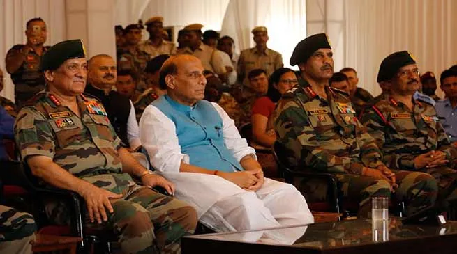 Rajnath Singh attends International Army Scout Masters Competition 2019 held at Jaisalmer