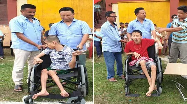 Arunachal: Sidisow distributed supporting materials to 80 differently abled person