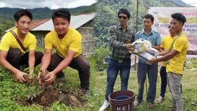 Arunachal: Tree Plantation in schools of remote villages