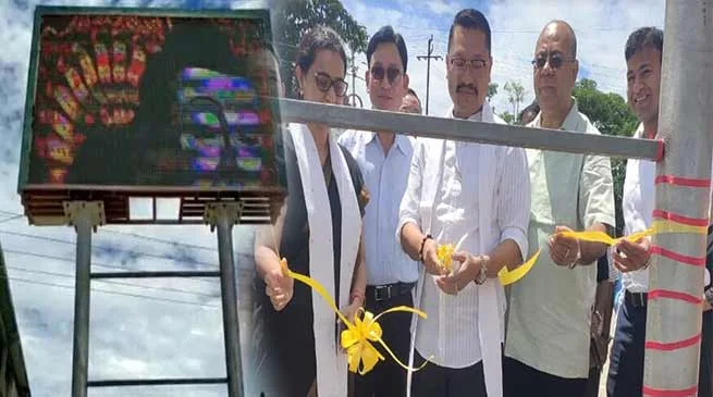 Arunachal: Namchoom inaugurates LED Billboard, Children park in Namsai