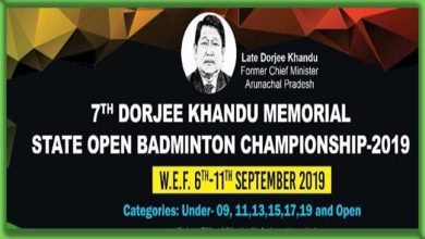 ASBA announces dates of 7th Dorjee Khandu Memorial State Badminton Championship