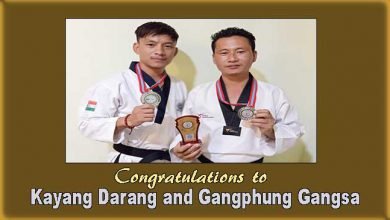3rd Kathmandu international Taekwondo Championship:  Kayang Darang, Gangphung Gangsa bag silver medal