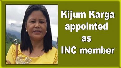 Arunachal: Kijum Karga appointed as INC member
