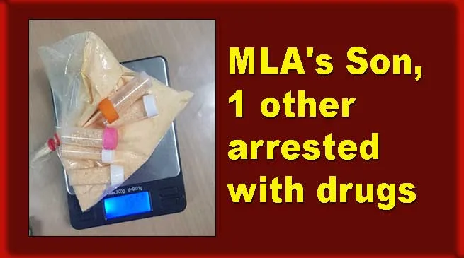 Arunachal: MLA's Son, one other arrested with drugs