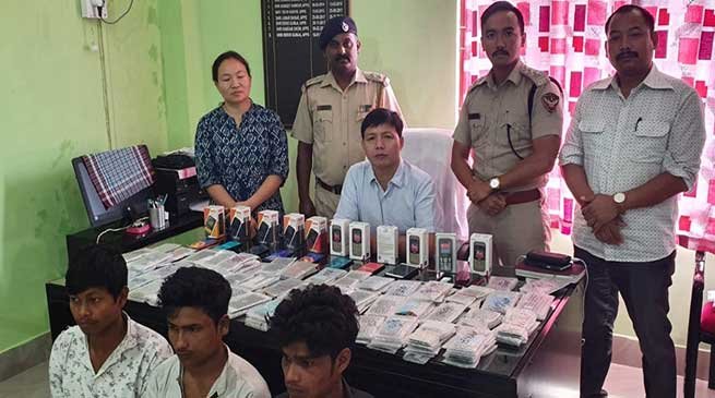 Itanagar: 14 mobiles recovered from gang of 3 thieves arrested by capital police