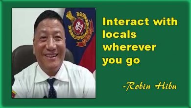 Interact with locals wherever you go, says Robin Hibu
