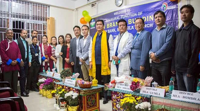 Arunachal: Khandu inaugurates Apex Bank building at Bomdila