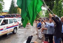 Itanagar: Felix flags off 5 PCR Vans, 7 fire tenders, 5 Riot control vehicles of police department