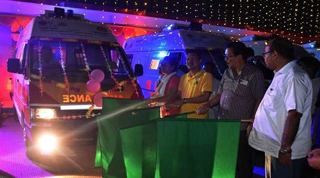 Arunachal: Chowna Mein flags off four ambulance called ‘Peheli Savari’ in Namsai