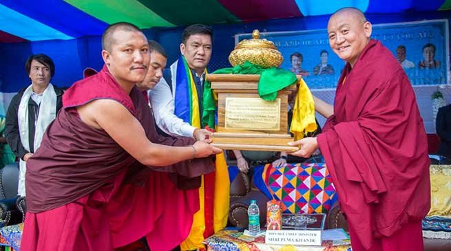 Arunachal CM inaugurates academic building of Guru Tenpai Dronme Lobdra Govt. Primary School at Lhabau