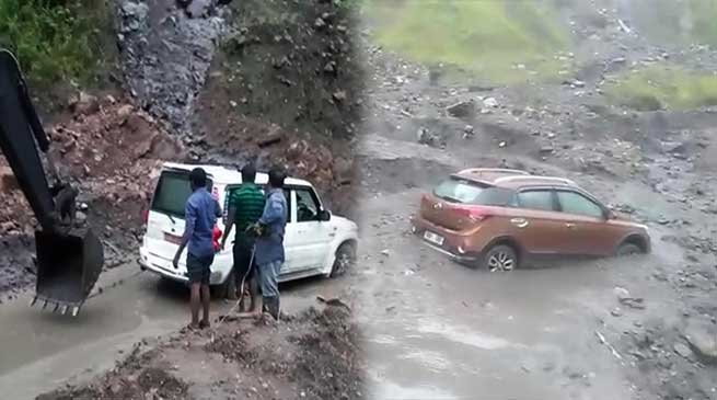 Arunachal: Landslides disrupt traffic on TAH between Doimukh-Potin