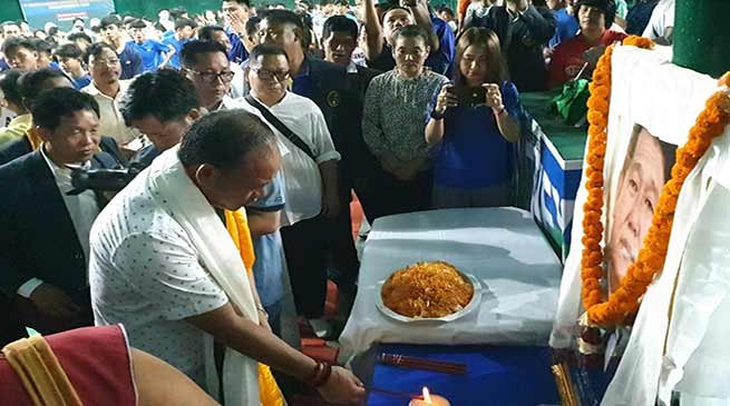 Itanagar:  Mama Natung inaugurates  7th Dorjee Khandu memorial state open badminton championship-2019