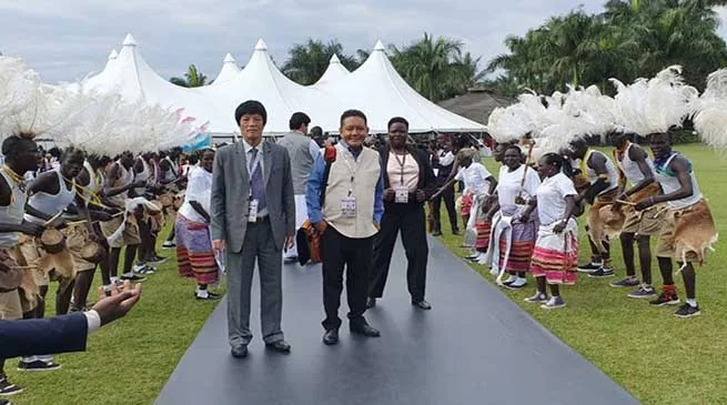Arunachal Speaker P D Sona reaches Uganda for Common Wealth meat