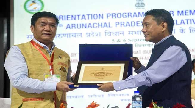 Arunachal CM inaugurates Orientation program on National e-Vidhan Application