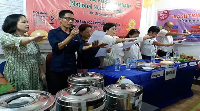 Rashtriya Poshan Maah launched in Itanagar