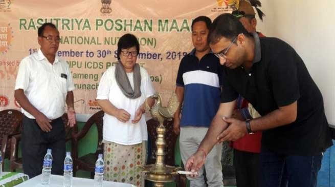 Arunachal: Rashtriya Poshan Maah launched in East Kameng