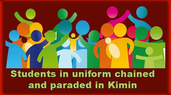 Arunachal: Students in uniform chained and paraded in Kimin
