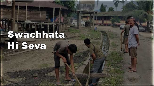 Arunachal: AdiSU conducts Swachhata Hi Seva at Ngorlung