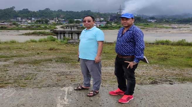 Arunachal: Kaso visits and inspects under construction Borum Railway Bridge