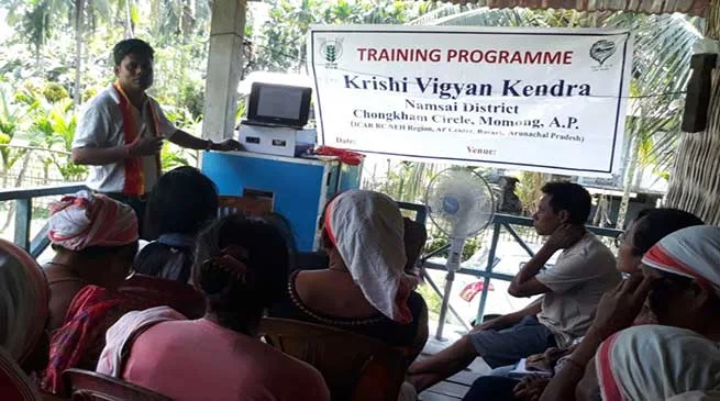 Arunachal: KVK organised Training of Poultry Egg Hatching in incubator for Farmers