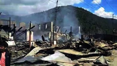 Dirang Fire- Shops, Houses gutted, MLA Phurpa Tsering distributes relief