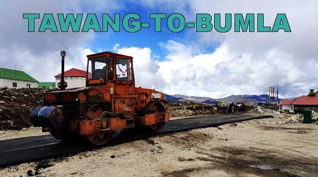 Arunachal: BRO starts blacktopping of Tawang-Bumla road