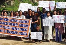 Itanagar: 72-hour dharna by Victim candidate of police compensate- second day 