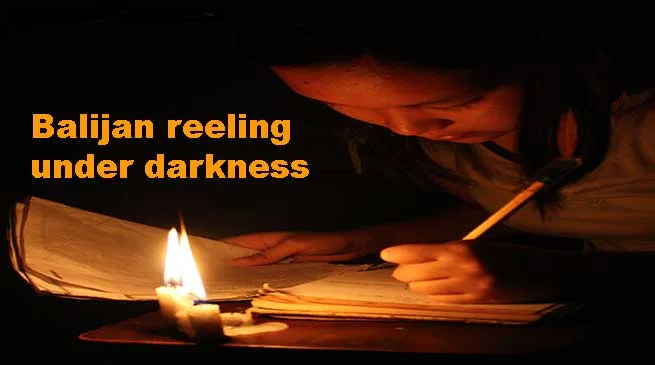 Balijan reeling under darkness as transformer becomes defunct; students suffering
