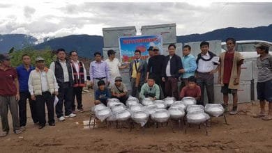 Classmate Group distributes relief  to fire victims of Milang