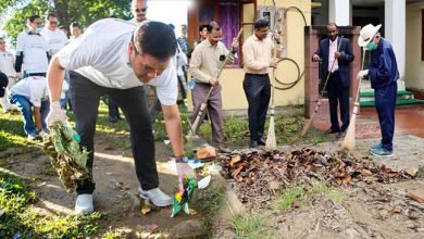 Gandhi Jayanti celebrated across the state: Governor, CM  participate in  ‘Safai Abhiyan’