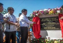 Itanagar: CM Pema Khandu inaugurates RCC Bridge over Yagamso stream at F sector