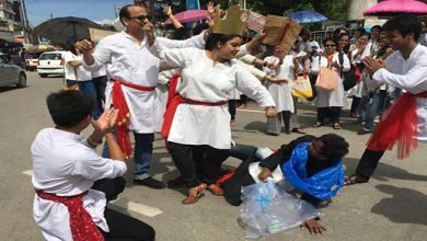 Gandhi Jayanti: RGS Stages Nukkad Natak on "Plastic Hatao"