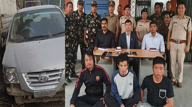 Itanagar: 3 Extortionists With Arms held For Demanding Rs 1 Crore