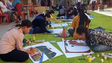 Arunachal literary festival: on-the-spot painting competition held