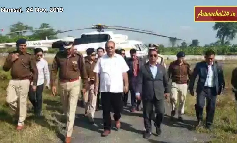 Arunachal: Home Minister Bamang Felix visits Namsai