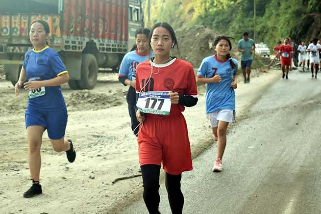 Itanagar: DNGC Organises Marathon Race to Mark Vigilance Week