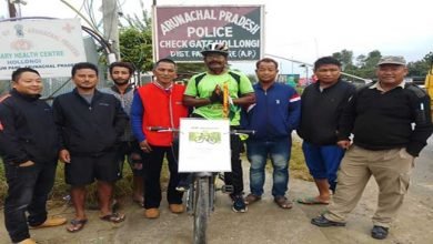 "Kiran India"- A cycle expedition started from Gujrat reaches Arunachal