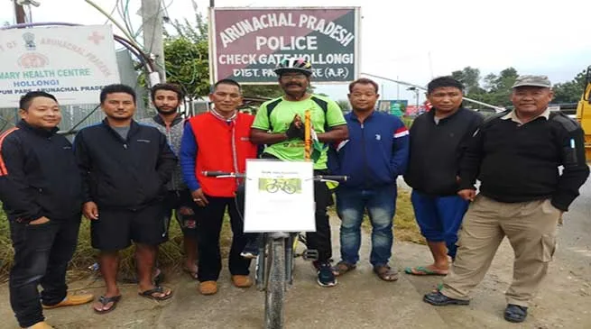 "Kiran India"- A cycle expedition started from Gujrat reaches Arunachal