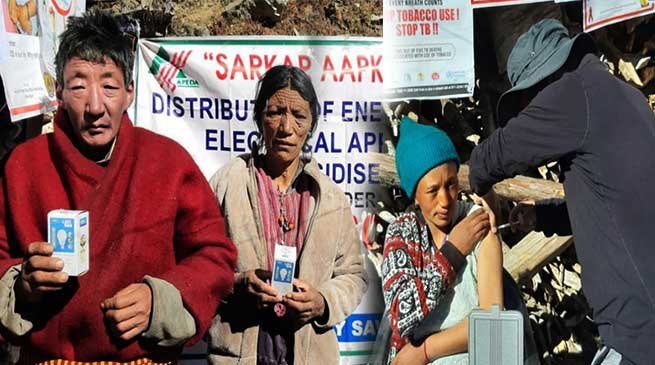 Arunachal: Sarkar Aapke Dwar held at Luguthang, situated at 14000 ft