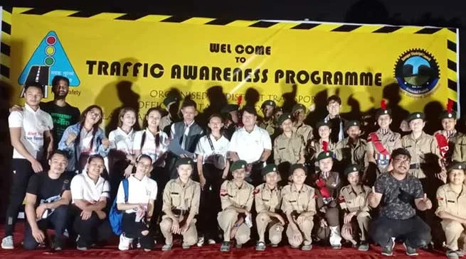 Itanagar: DTO organised Traffic Awareness Programme