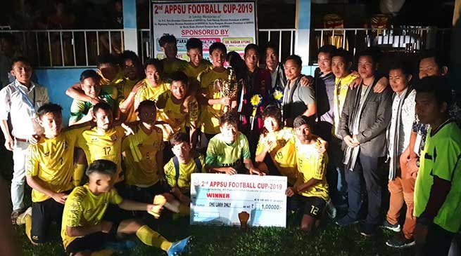 Arunachal: United Doimukh FC lift the 2nd APPSU football cup-2019