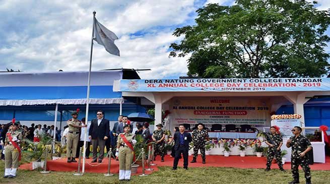 Itanagar: Chowna Mein inaugurates DNGC's 40th Annual Day Celebration