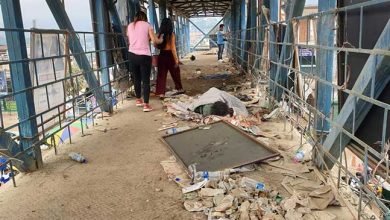 Itanagar: where is Swachhata Abhiyan, asking heap of garbage on foot over bridge