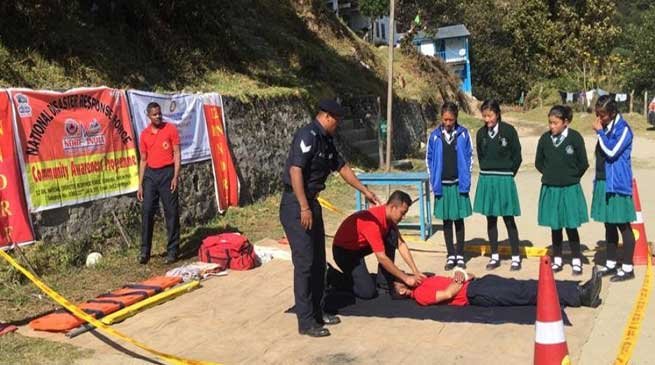 Tawang: Awareness and School Safety Programme of DDMA & NDRF Concludes