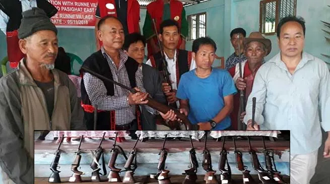 Arunachal: Villagers submit their AirGun to authorities as initiative for wild life conservation