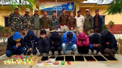Arunachal: 8 drug peddlers nabbed with drugs